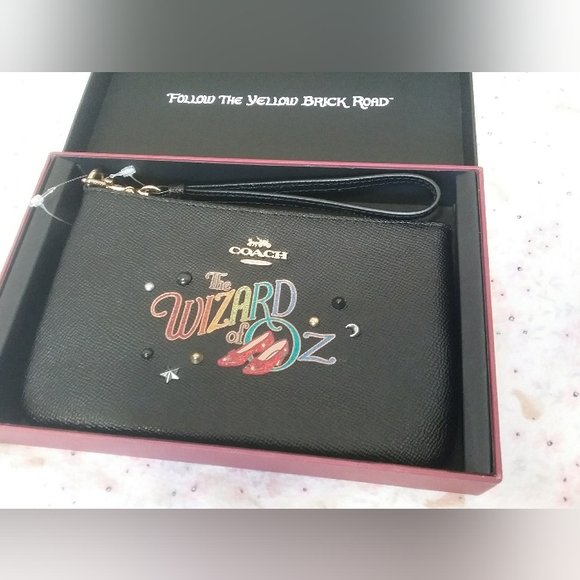 Coach Wizard Of Oz Black Wristlet - Picture 7 of 7